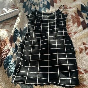 Tight tank top strap dress